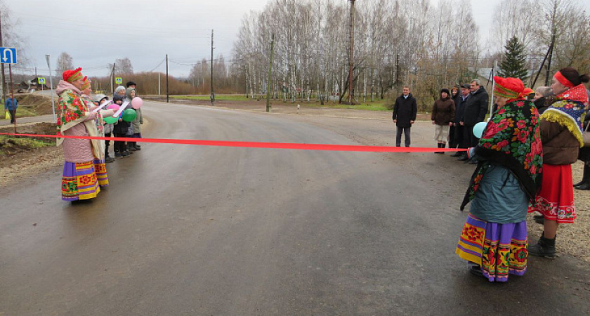 В Кировской области сделали ремонт дороги Фаленки - Леваны