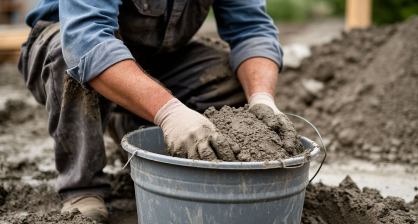 Ушлые строители отказались от бетона - нашли вариант лучше: готовый заборный столб готов уже за 3 минуты