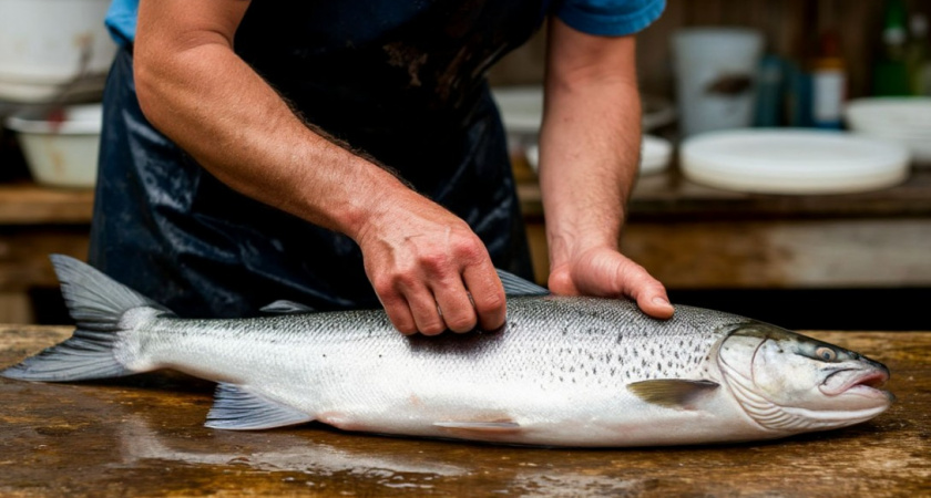 Любую рыбку чищу голыми руками - чешуя отпадает сама: делов-то на 5 минут