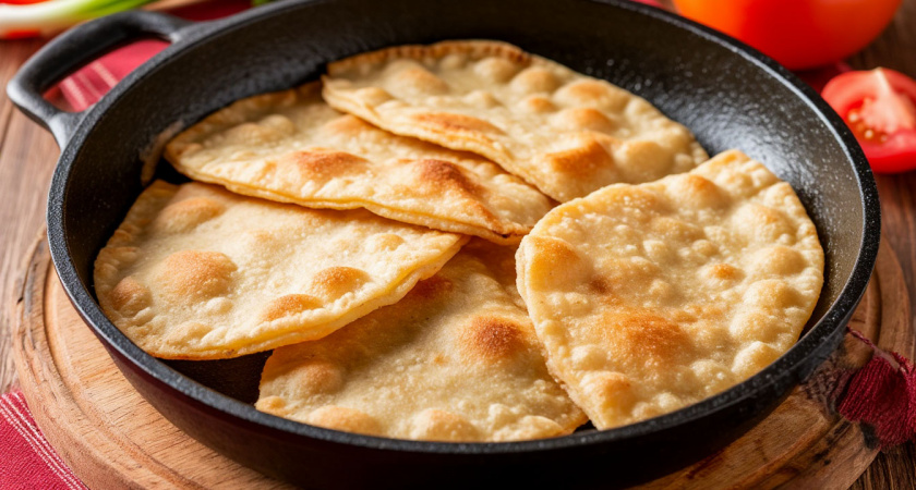 Никакой возни с тестом, беру лаваш и через 5 минут уже на сковороде: потрясающая вкуснота, лучше чебуреков