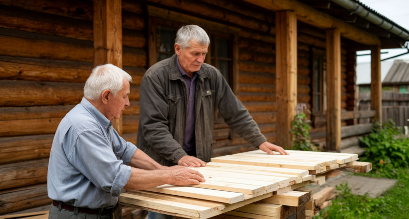 Дедовский способ, который делает доски вечными: обработка, про которую все забыли