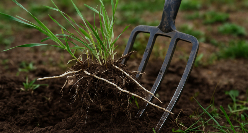 Дачный «скальпель» для пырея: ноябрьский прием за 5 минут, после которого сорняк не поднимется весной - никакой химии