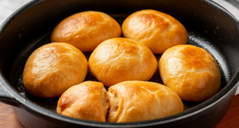 Смешиваю стакан кефира и фарш: на выходе получаю гору вкуснейших ленивых беляшей