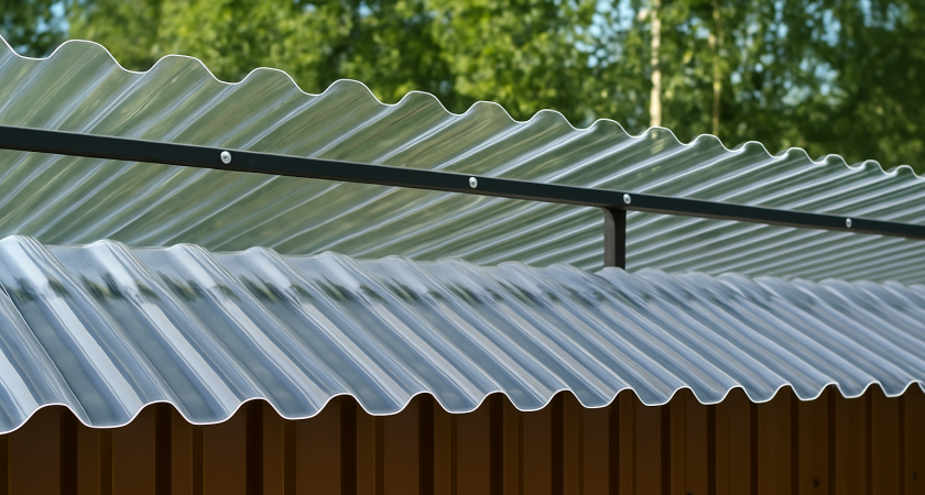 Почему прозрачный профлист вытесняет шифер: мастера переходят на него молча - 50 лет без гнили и ремонта