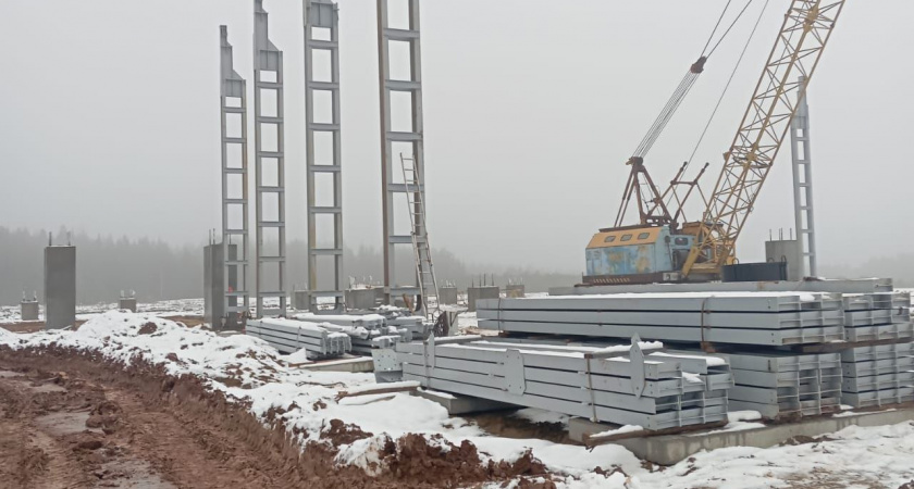 В Слободском районе продолжается строительство мусороперерабатывающего комплекса