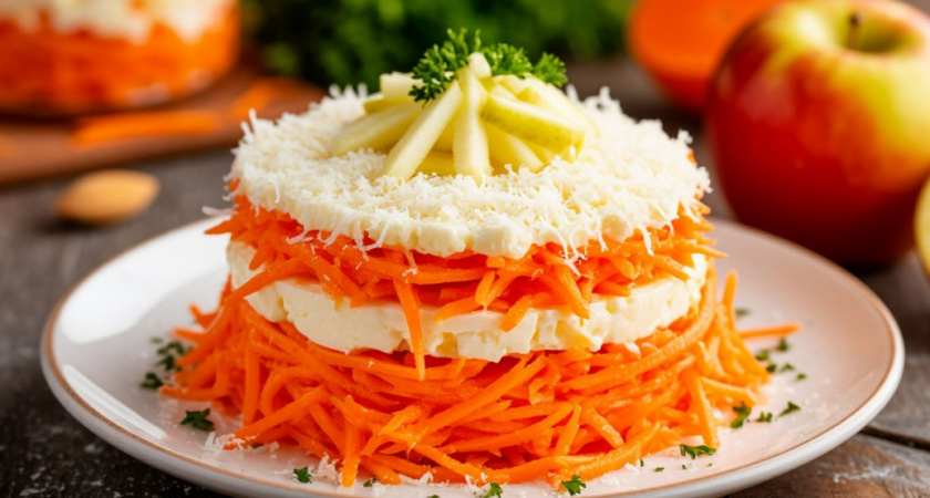 Нежнейший салат прямиком из Франции - вкусный и легкий: идеально для перекуса