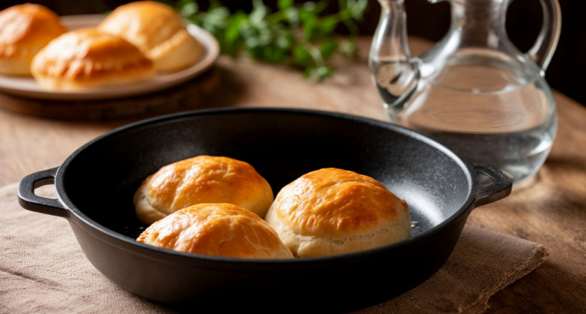 Смешиваю стакан кефира и фарш: на выходе получаю гору вкуснейших ленивых беляшей