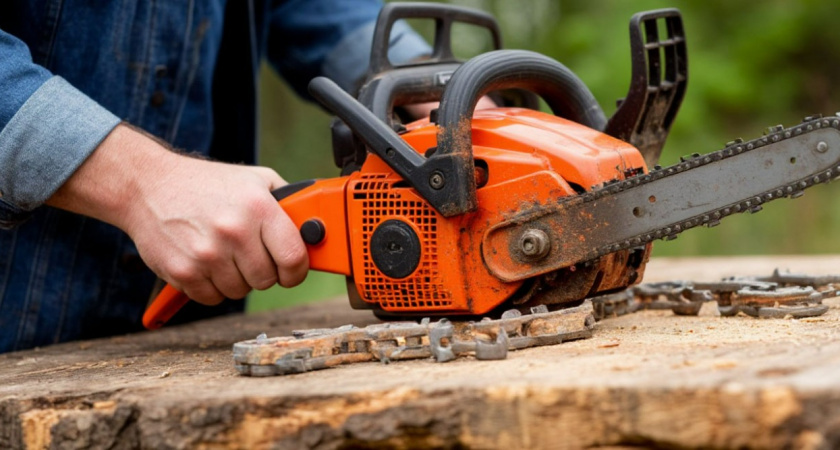 Забыл про болгарку и напильник - вот как быстро и качественно наточить цепь от бензопилы. Мудрые так и делают