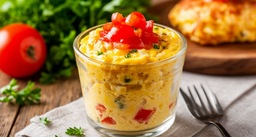 Яичницу на сковородке больше не жарю - беру простой стакан: получается в миллион раз вкуснее