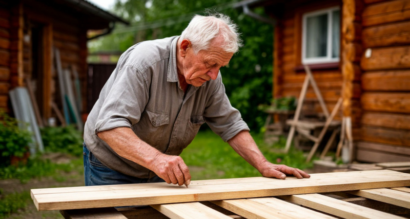 Дедовский способ, который делает доски вечными: обработка, про которую все забыли