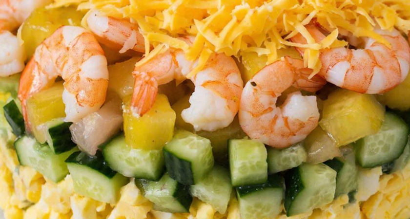 Салат «Пегас» принесет счастье в год Огненной Лошади — легкий, воздушный, изысканный