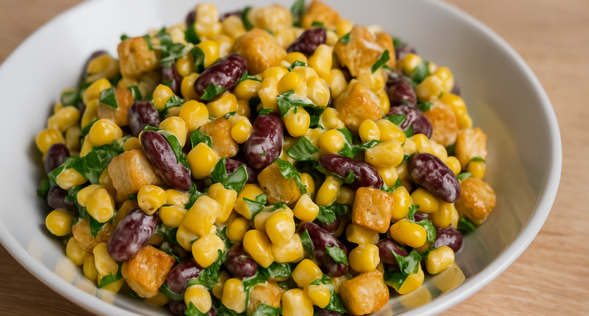 Гости уже в дверях? 3 банки и 1 минута: салат, который исчезает со стола быстрее, чем готовится