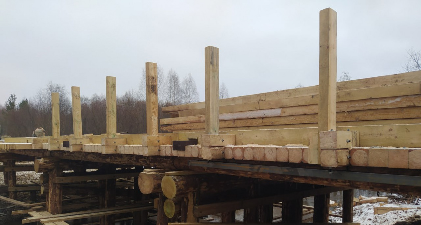 Ремонт переправы через реку Орловицу завершается в Нагорском районе