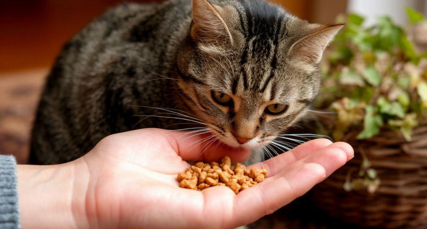 Никогда не кормите свою кошку с рук, если не хотите проблем в будущем
