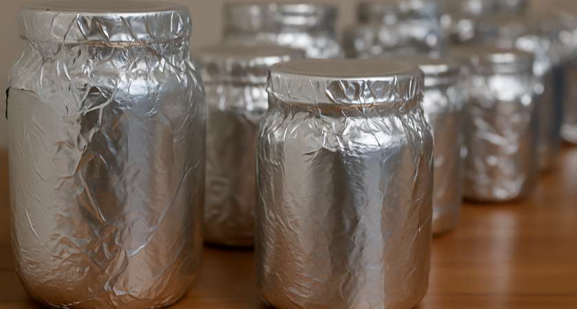 Увидела банки в фольге и смеялась, а теперь оборачиваю все запасы сама — разница заметна сразу