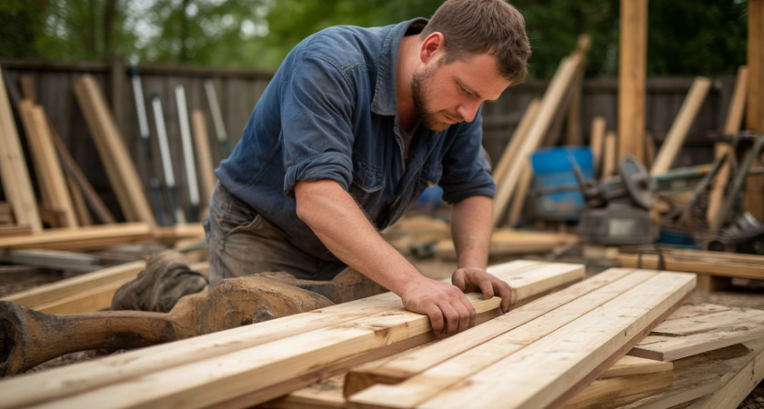Дедовский способ, который делает доски вечными: обработка, про которую все забыли