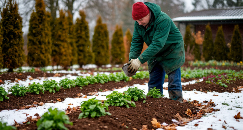 Сыпьте, пока не поздно: какое удобрение рассыпаю по снегу в ноябре для мегаурожая