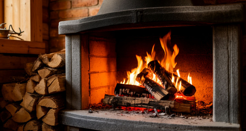 Топлю печь уже третий год с одним «вечным поленом»: как продлить горение дров без затрат