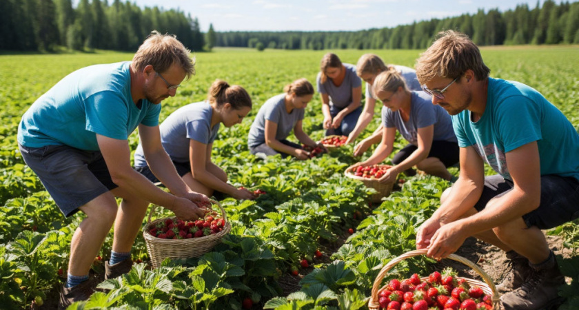 Финское клубничное «рабство»: как я решилась поехать на сбор клубники в Европу - сколько удалось заработать