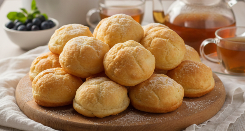Хахаряшки к чаю на кефире - готовятся за 15 минут, не черствеют 3 дня, нежные, как облачко