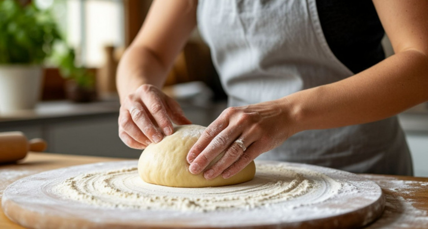 3 хитрости для теста на пельмени - получается тонкое и легкое, словно пух. Вкусно и красиво