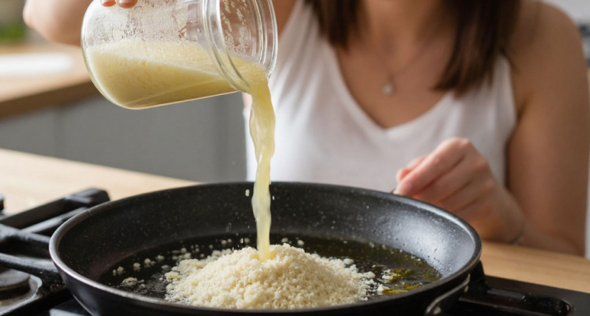 Насыпьте манку в кипящее масло, этот рецепт уже свел с ума весь мир. Хрустящее лакомство за 5 минут