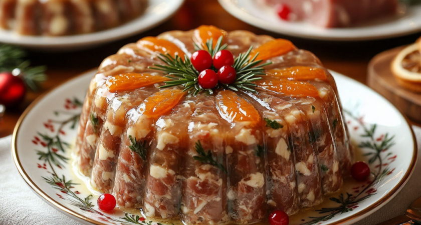 Такой холодец ни вы, ни гости точно не пробовали: необычная подача и оригинальный вкус - идеально на Новый год Красной Лошади