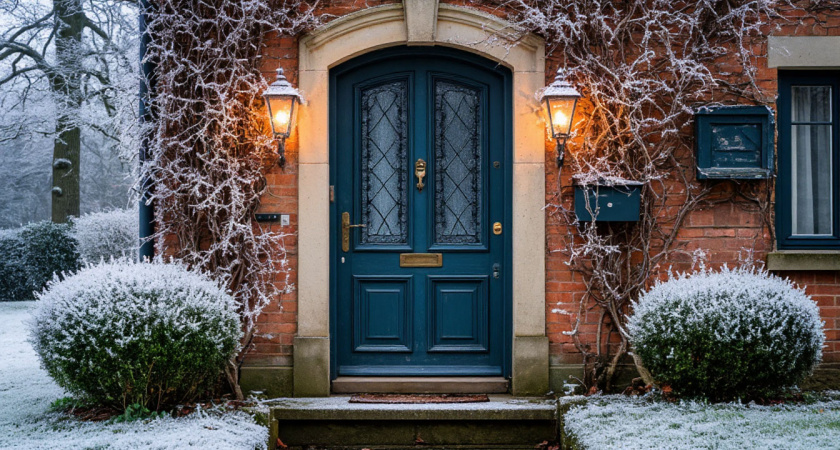 Нашёл простой способ, чтобы дверь не промерзала. Сделал сам — даже в -30° дома тепло и нет сквозняков