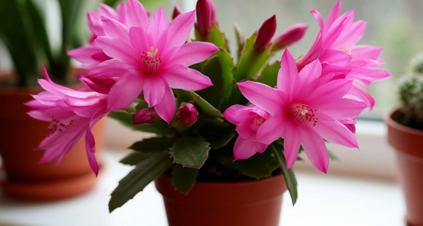 Декабрист будет цвести до мая: даю ему одну «хитрую» подкормку 1 раз в неделю для мощного цветения