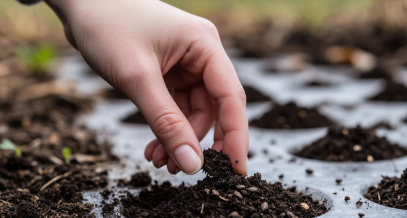 Кинула семена на снег - и забыла. Легкий способ посадки самого выносливого цветка для вашей клумбы