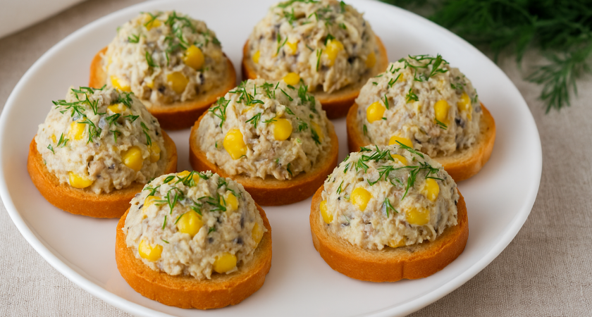 Смешала шпроты с кукурузой — и на тарелке через 1 минуту ничего не осталось: идеальная закуска, которая работает всегда