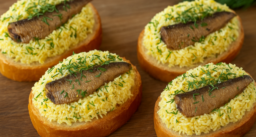 Рецепт «мохнатых» бутербродов: каждый год готовлю их 31 декабря — и тарелка пустеет первее чем оливье