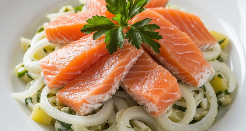 Это не винегрет и не «шуба» - салат, который станет главным хитом новогоднего стола: от него будут без ума даже самые привередливые гости