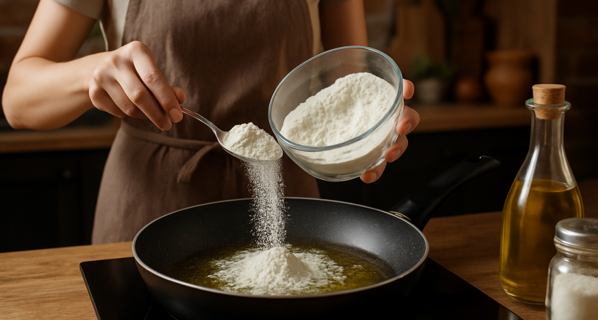 Бросаю муку в кипящее масло и получаю настоящий деликатес за сущие копейки: рецепт для экономных