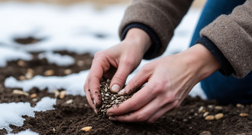 Мой укроп — пушистый ковер уже в мае. Хитрый способ посева «под зиму», о котором мало кто знает