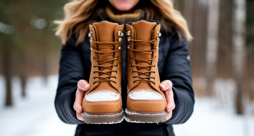 На обувь ничего не клею - подсмотрела хитрость у северян. Ногам жарко даже в -35. Берите на заметку 