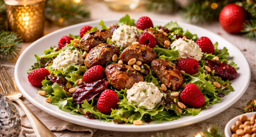 Салат на Новый год «Курочкины секреты»: смешала печень с малиной — ем и худею. Никакого жирного майонеза не нужно