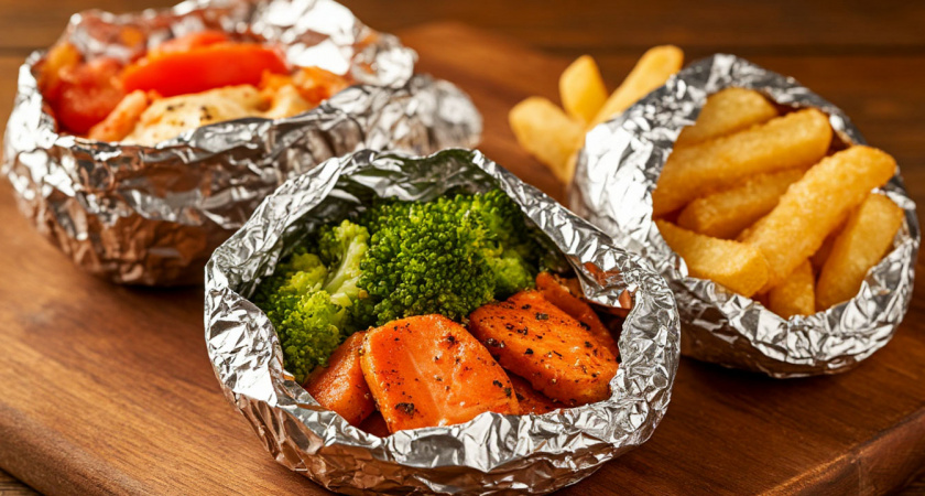 Блестящей стороной внутрь или наружу: как правильно завернуть еду в фольгу