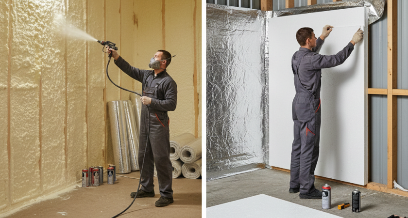 Как утеплить гараж дёшево и эффективно, протестировали 2 способа - наши выводы