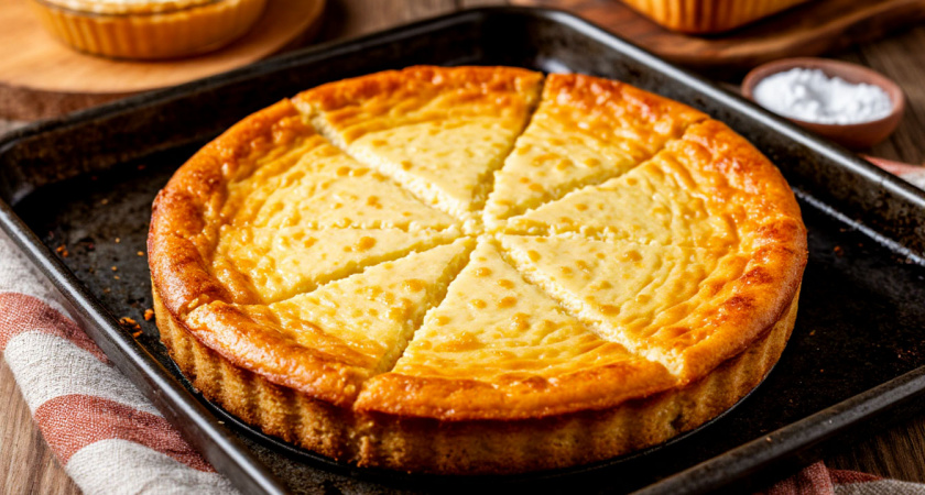 Пирог, который обожает вся семья: тесто просто трём, начинку кладём - и в духовку. Рецепт-освободитель для мам и бабушек