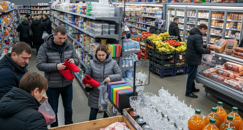 Классные новинки в "Светофоре" - нашла и одежду, и полотенца, и свежие продукты. Набрала на два пакета 