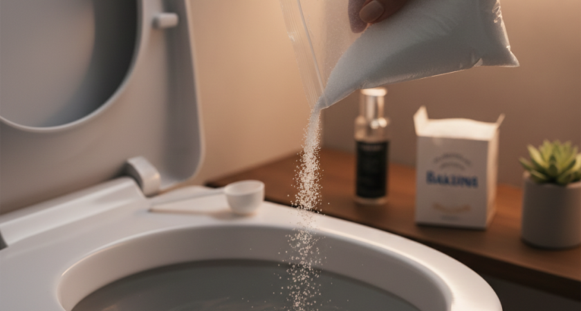 1 ст. л. в унитаз - и утром он чище первого снега. Настоящая палочка-выручалочка: всем на заметку