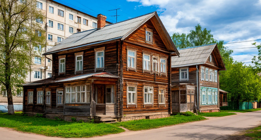 Самый «деревенский» город России. Я был в шоке, увидев центр, целиком состоящий из деревянных строений