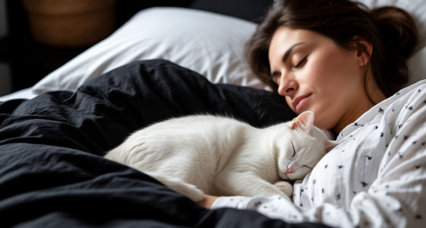 Как кошки решают, с кем из хозяев спать и что влияет на их выбор