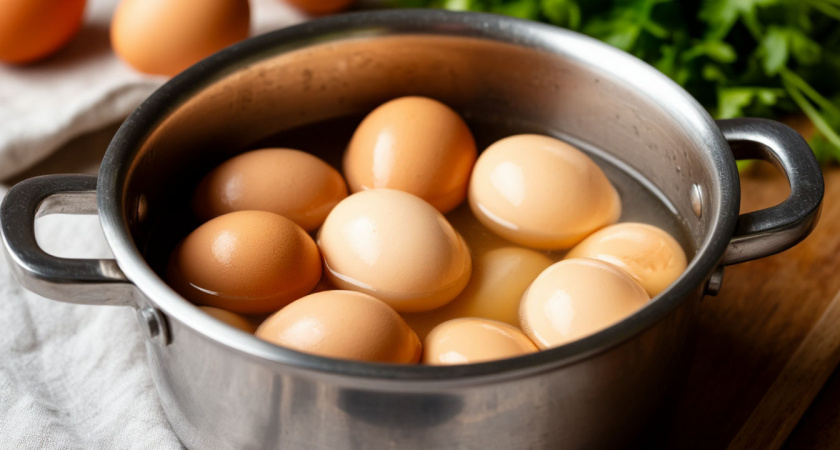 Больше не мучаюсь с чисткой яиц: скорлупа снимается одним движением - моя фирменная хитрость варки