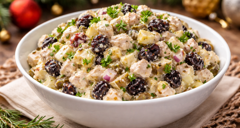 На новогодний стол всегда готовлю салат "Лакомка": вкуснее оливье и шубы в 100 раз - съедают еще до боя курантов