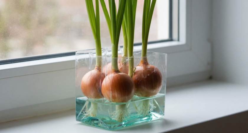 Круглый год выращиваю лук в пакете - зелени получаю в 3 раза больше: иностранный метод без грязи и возни с землей