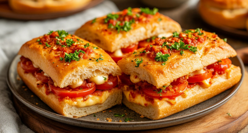 «Ленивая пицца» на скорую руку: бутерброды, которые спасают, когда гости уже на пороге