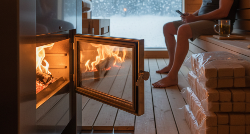 Отказался от дров и не пожалел: теперь баня топится проще, чище и дешевле