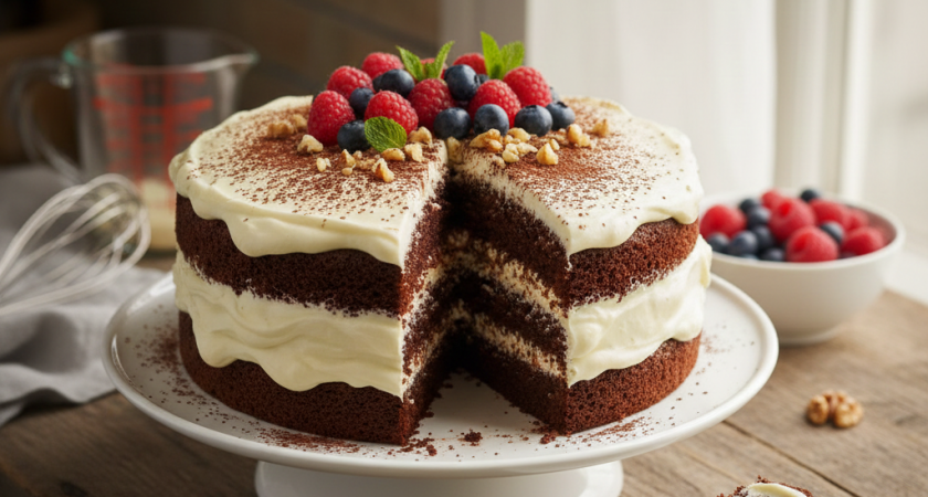 Торт «Три стакана»: смешиваю ложкой - и сразу в духовку: нежный, мягкий - просто тает во рту. Делов-то на 30 минут